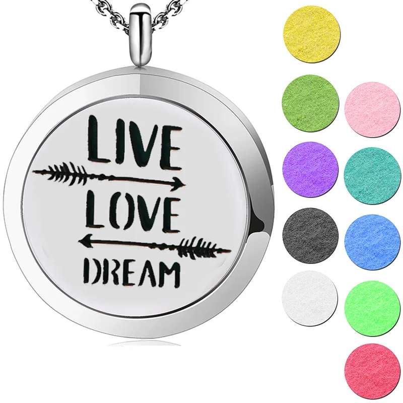 30mm Aromatherapy Essential Perfume Oil Diffuser Locket 316L Stainless Steel Pendant Tortoise Magnetic Free Send 10pcs Pads | Украшения и