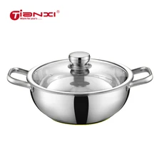 Суп, толстый горшок из нержавеющей стали, общий горшок для лапши, суповый горшок, домашняя многофункциональная плита, общий суп, стоковые горшки TG24