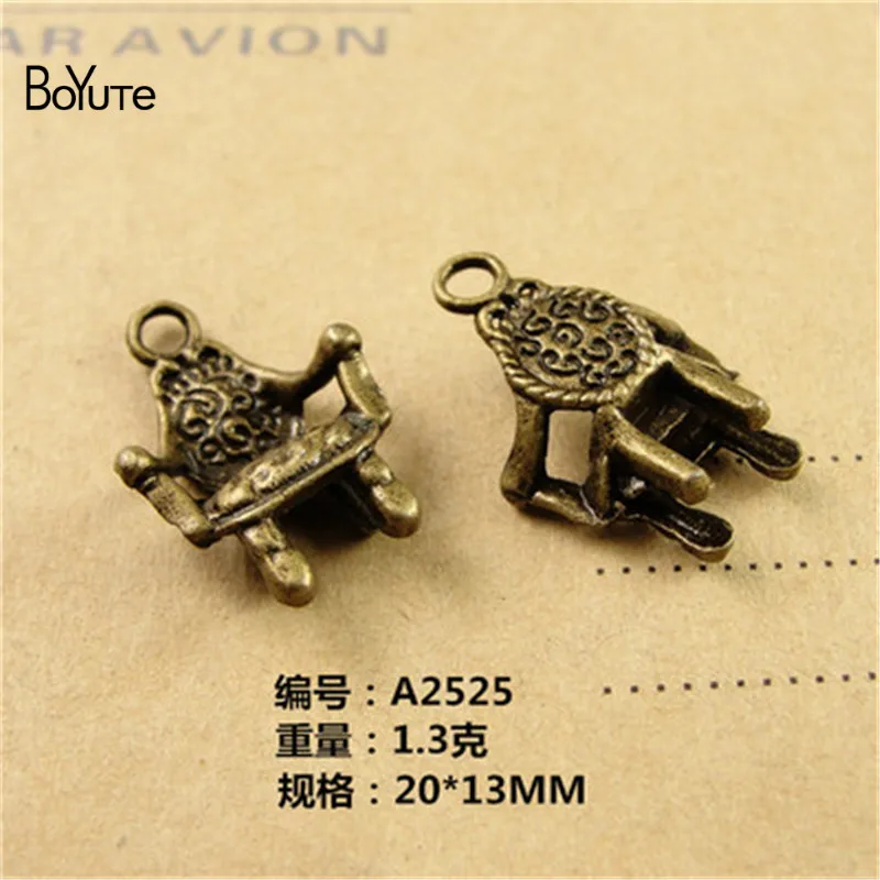 BoYuTe (50 Pieces/Lot) 20*13MM Antique Bronze Plated Sofa Chair Alloy Charms Pendant for Necklace Bracelet Diy Jewelry Making BoYuTe (50 Pieces/Lot) 20*13MM Antique Bronze Plated Sofa Chair Alloy Charms Pendant for Necklace Bracelet Diy Jewelry Making
