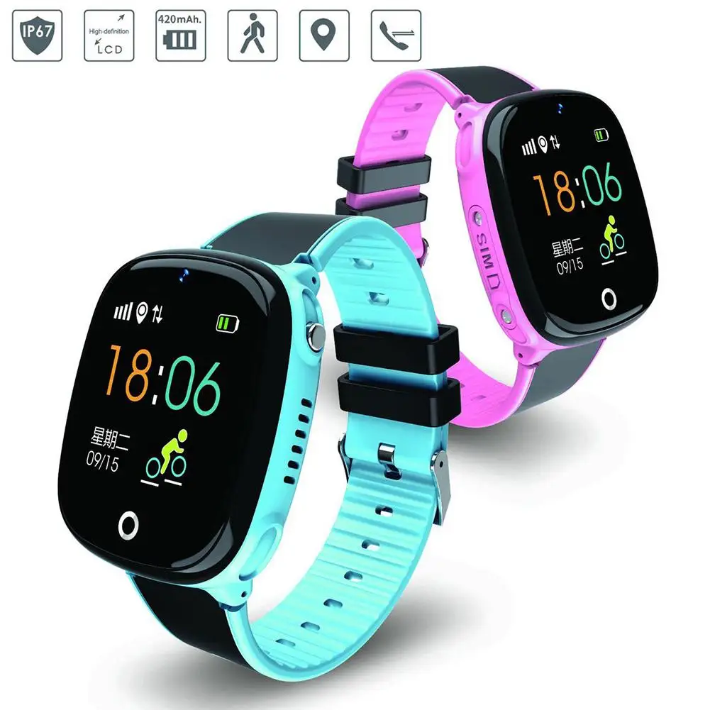 

HW11 Waterproof Voice Chat GPS Remote Camera 2G Network Kids Smart Bracelet Waterproof Voice Chat GPS Remote Camera