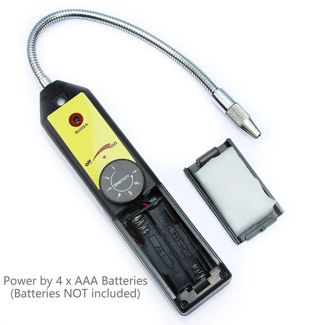 LotFancy Refrigerant Freon Leak Detector for HFC CFC Halogen R134a R410a R22a R600a R290 Air Condition HVAC