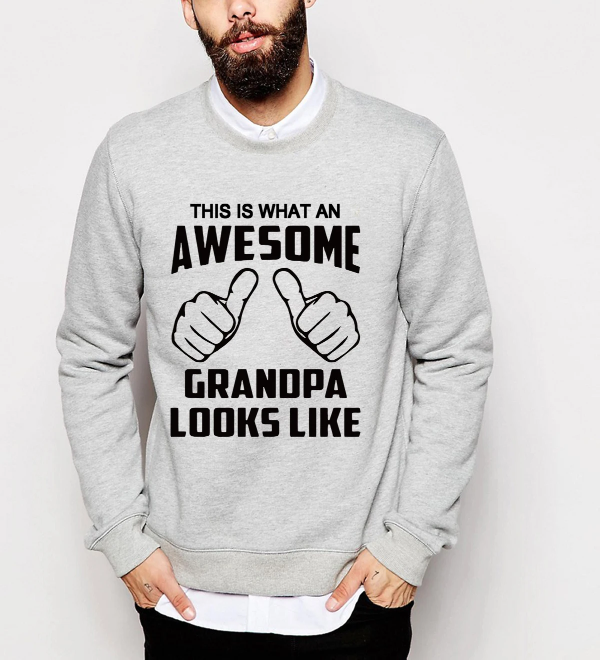 Gift For Grandpa hoodies This Is What An Awesome Grandpa Looks Like men