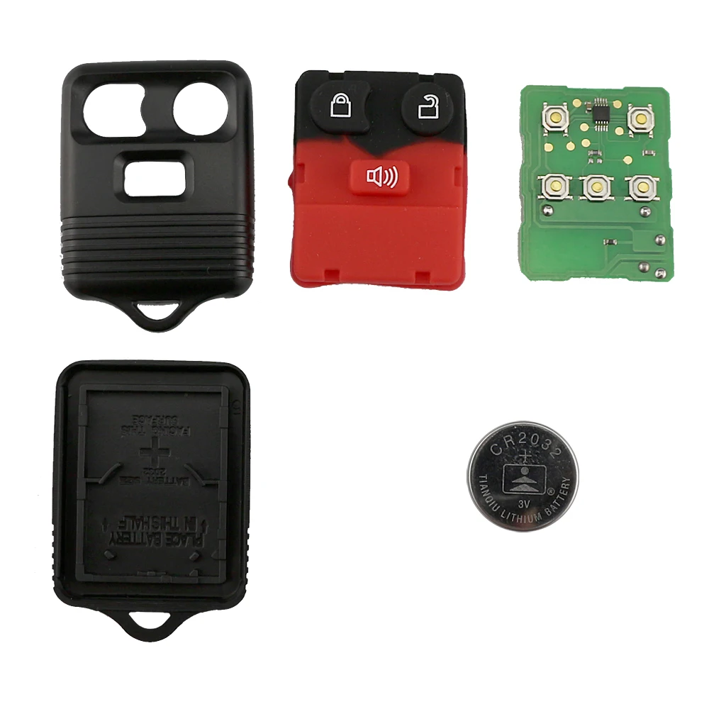 Chiave/Telecomando Per Ford Focus Completa Escape Explorer Mustang Thunderbird Lincoln Transit Town - 315/433mhz 3/4 Pulsante Ford -