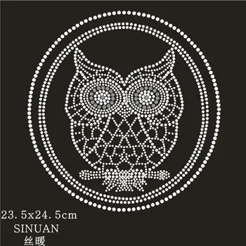 

SINUAN Rhinestone Patches Hot-Fix Rhinestones Garment Rhinestone Decorations 10Pieces Clothing Patches Garment Accessories