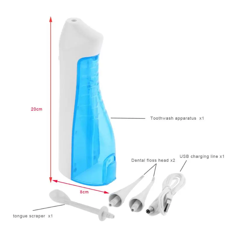 

Portable USB Electric Oral Irrigator Whitening Cleaning Teeth Care Tooth SPA Teeth Whitening Oral Irrigator 360 Cleaning
