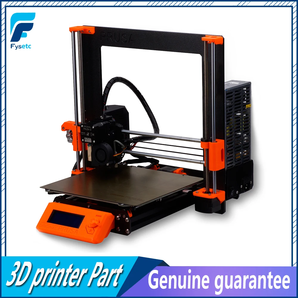 1Set Clone Prusa i3 MK3 Complete Kit 3D Printer DIY  Full Kit Magnetic Heat Bed Alloy Frame Rod EinsyRambo 1.1a Board Motors Kit