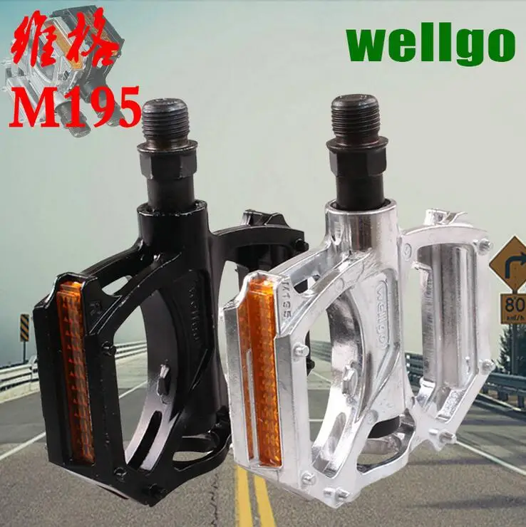 Педали WELLGO из алюминиевого сплава M195 B249 сверхлегкая велосипедная педаль Cr mo