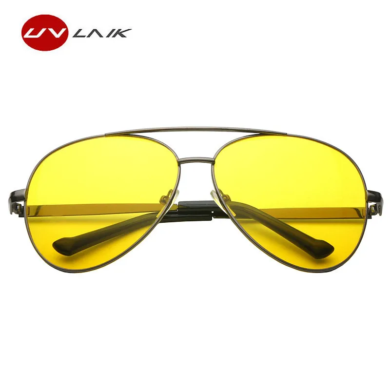 UVLAIK желтые солнцезащитные очки, очки ночного видения, очки для вождения, Полароид, солнцезащитные очки, UV400, для автомобиля