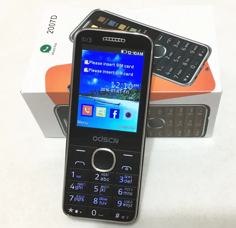 

Clearance sale 2.4" Dual Sim FM bluetooth loud speaker mobile phone china gsm Cell Phones Russian Keyboard button ODSCN 2007D