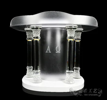 

Church Foyer Furniture acrylic Theater Auditorium Furniture Crystal Column Church