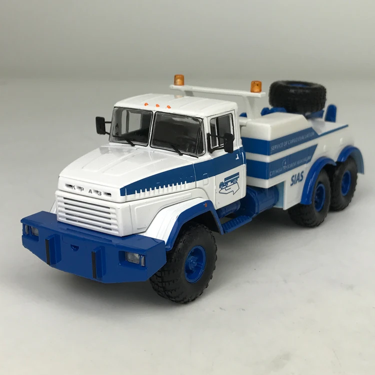 

New Special Die-cast Metal 1/43 Soviet Ukrainian Truck Model Kraz6322-bro200 Tabletop Display Collection
