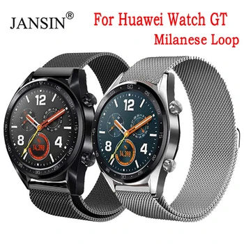 

22mm Width Milanese Loop Bracelet Strap For Huawei Watch GT Magnetic Stainless Steel Wrist Band For Huawei Watch GT Smart Watch