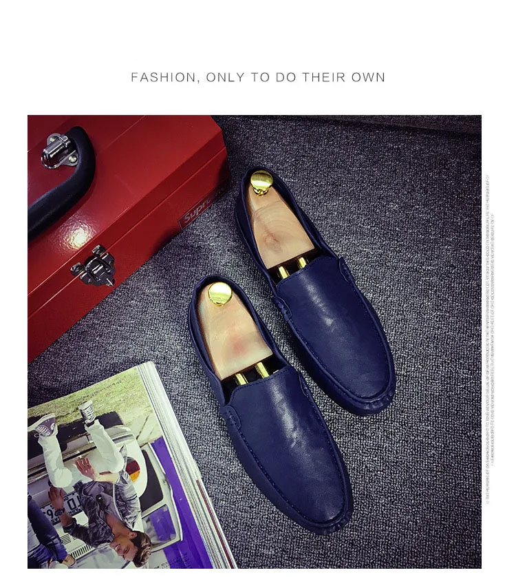 Size 36-44- Men's Shoes- Fashion Brand Men's Love Shoes- Spring Autumn- Soft Shoes Men's Leather -Walking Shoes- Leisure Driving Men's Flats (16)