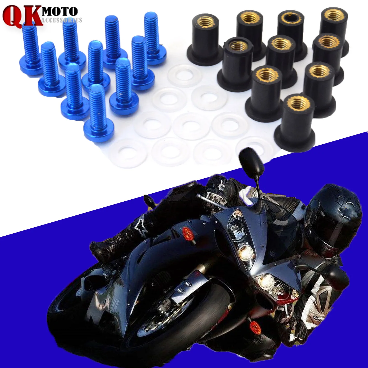 Для honda cbr 1000 rr 2006 2007 Yamaha MT09 r1 r25 R6 R3 MT0710PCS лобовое стекло мотоцикла Комплект болтов