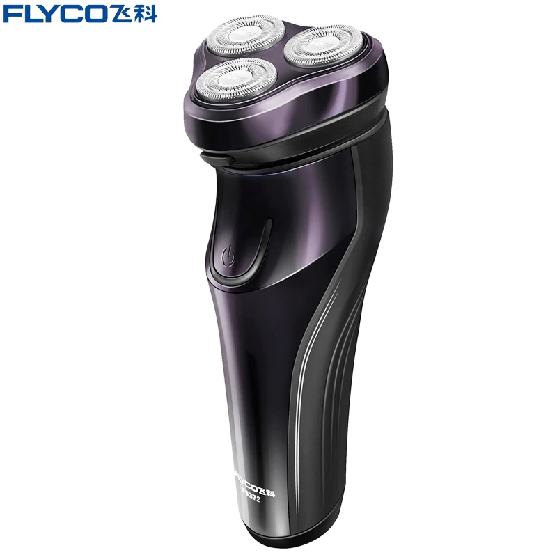 Flyco fs372 электрическая Мужская бритва 110 В 220 в 3D плавающая головка мужские бритвы умный человек бритва перезаряжаемая с всплывающим триммером - Цвет: FS372 single shaver