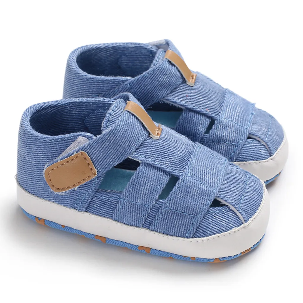 

Infant Newborn Baby Girl Boy Summer Shoes Children Beach Sandals Pure Color Prewalker Sandals Single Shoes #3