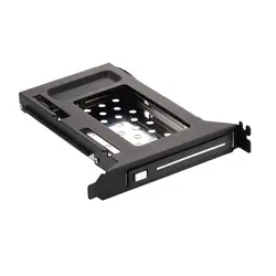 2.5in sata Корпус Алюминиевый hdd caddy Скоба лотка ssd внутренний PCI HDD mobile rack для PCI expansion bay