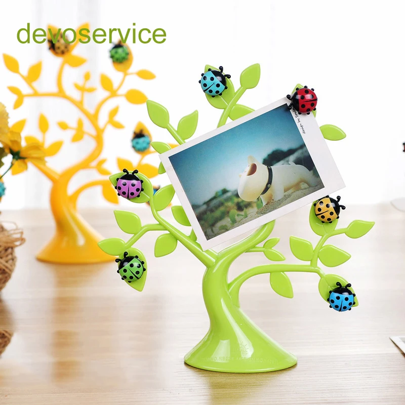 Новый Настольный зажим Lucky Tree для записей милые держатели фотографий