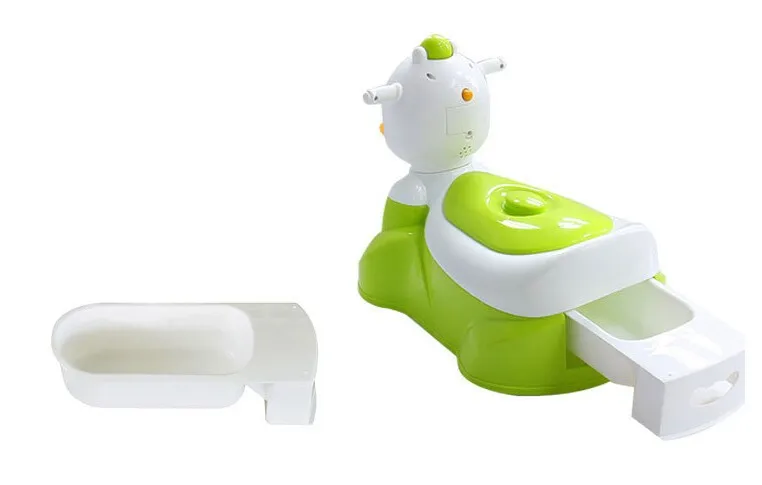 Plástico do Toalete da Criança do Bebê Crianças dos Desenhos Assento Crianças Treinamento Potty Verde Rosa Azul Animados Seat Cadeira 43*30*32cm 13 Cheap Penicos
