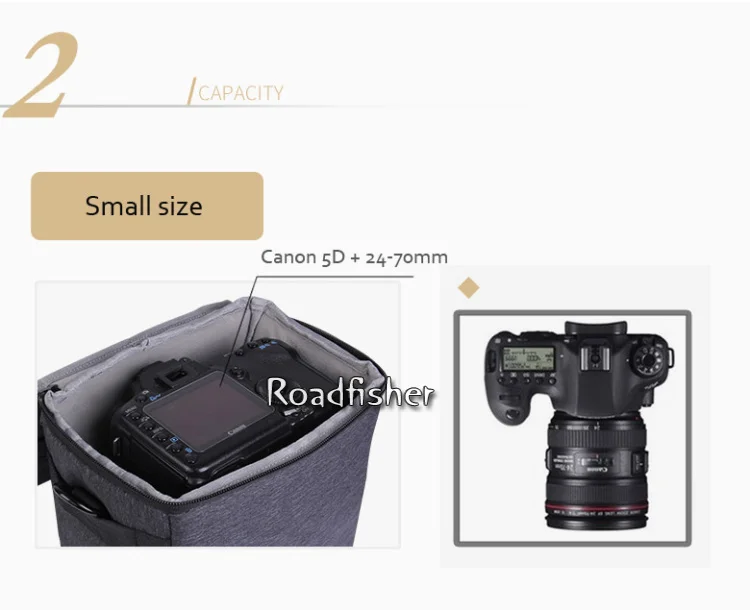 Camera bag partition insert organizer 7