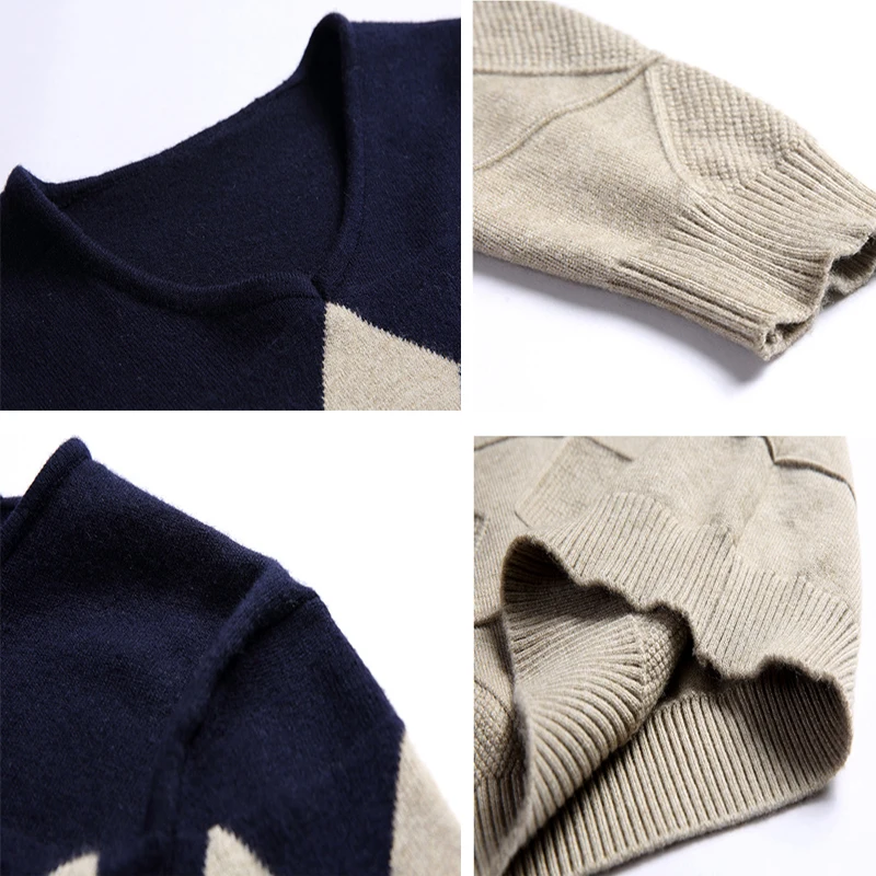 DIMUSI, осенне-зимний мужской пуловер, свитер, Мужская водолазка, Повседневный свитер с v-образным вырезом, мужские облегающие вязанные пуловеры, одежда 3XL