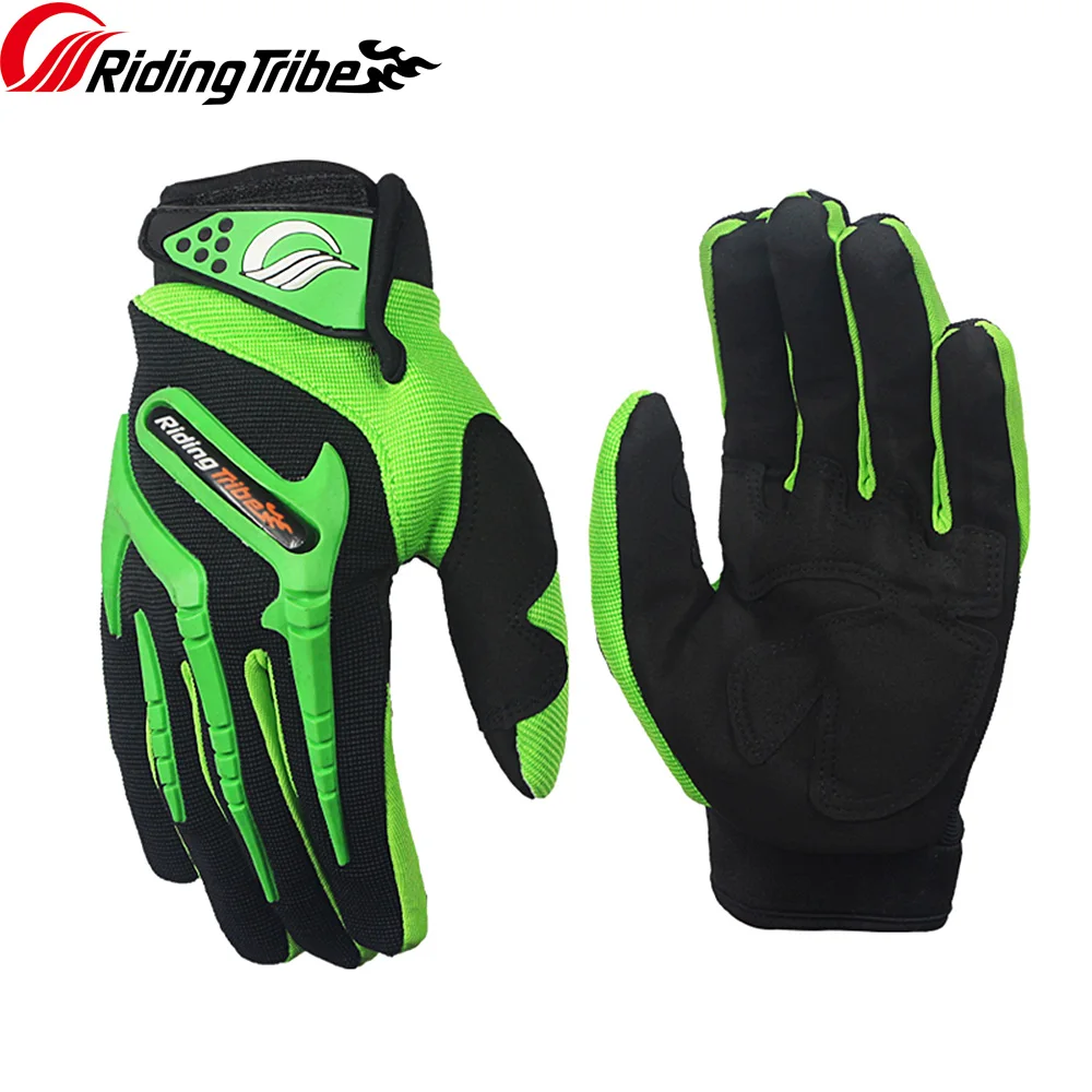 

Riding Tribe Motorbike Riding Gloves Elastic Fabric Close Fitting Touch Sreen Protective Fashion design motocross Gloves CE-11