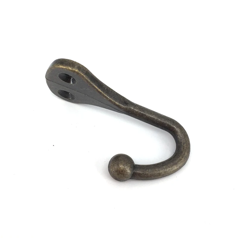 30mm*65mm Vintage robe hooks clothes hangers antique single hanger hook bathroom accessoryin