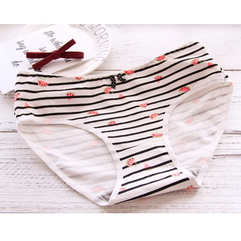 Нижнее белье для девочек 4 шт./лот хлопковые трусы в полоску CM01|girls underwear|kids pantiesgirl
