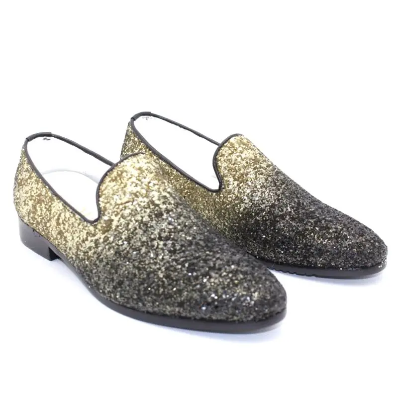 Mocassins Chaussures Conduite Robe Rond Or Hommes argent rouge Paillettes Zapatillas Cuir Loubuten En Glitter Bout Casual Appartements Low Superstar Top Xa7RnqwB