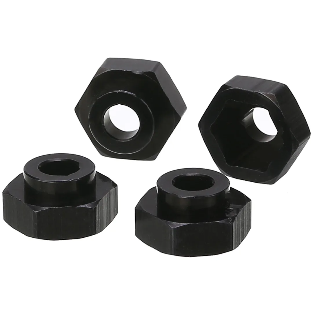 4Pcs/Set 12mm To 17mm Hex Wheel Adapter Extension 5mm For 1/10 1/8 RC Car Wheel Hex
