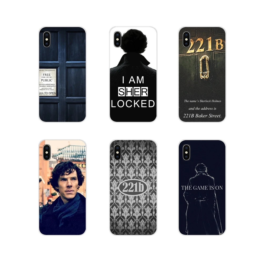 221B i am Sherlock Holmes Sherlocked силиконовый чехол для Samsung A10 A30 A40 A50 A60 A70 Galaxy S2 Note 2 3 Grand Core