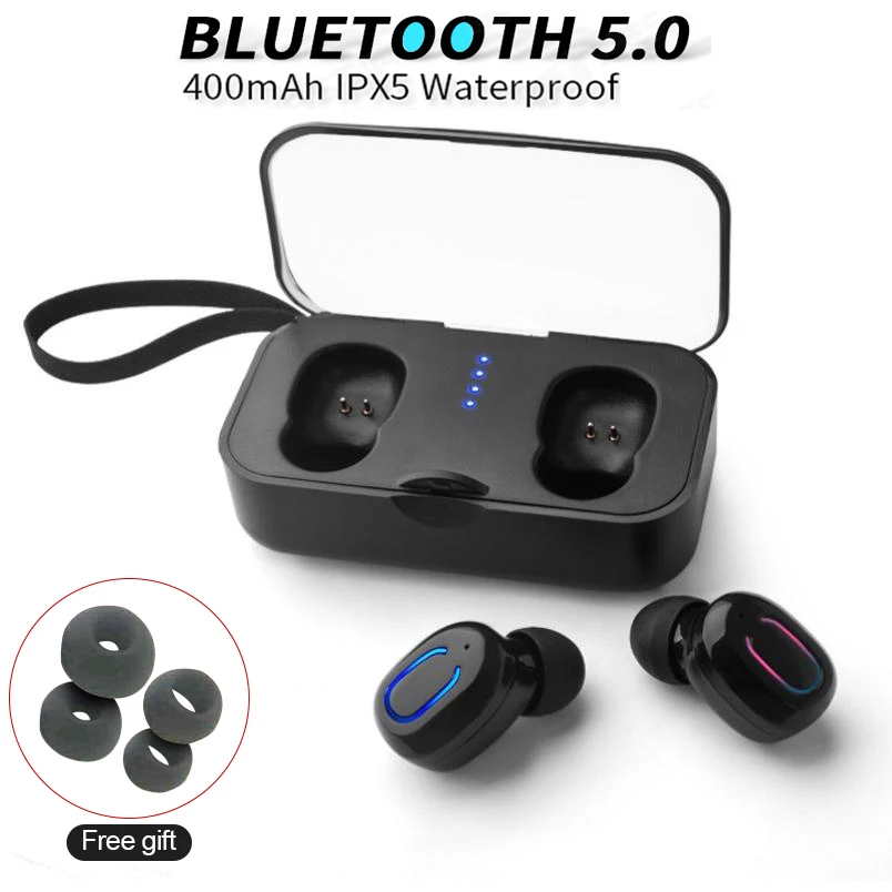 

TWS Bluetooth Earphones 5.0 Wireless Bluetooth Earphone Sports Earbuds PK i10/i12/i7 tws