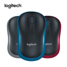 Мышь Logitech Mouse M185 UP M186 оптическая эргономичная Беспроводная usb