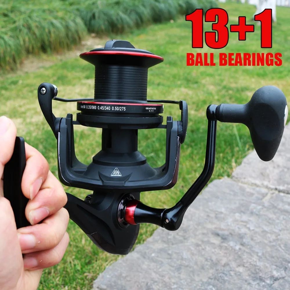 

Sougayilang FDDL 10000 size full metal spool trolling long shot casting for carp and salt water surf spinning sea fishing reel
