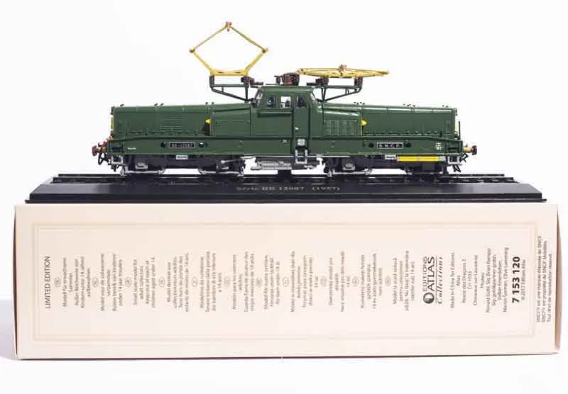 

ATLAS EDITIONS 1:87 Serie BB 12087 (1957) COLLECTIONS LIMITED EDITION TRAIN MODEL Plastic static Collection for Christmas Gift