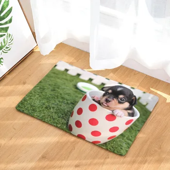 

CAMMITEVER Cute Lovely Animal Dogs Soft Area Rug Bedroom Living Room Anti Slip Kids Mat Rug Carpet For Bedroom Wholesale Price