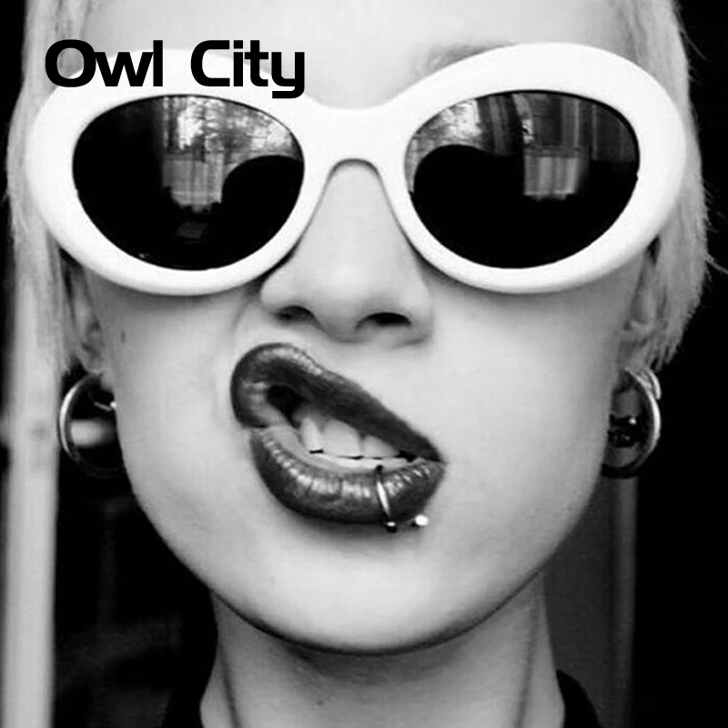 Овальные Солнцезащитные очки в винтажном стиле для мужчин и женщин |