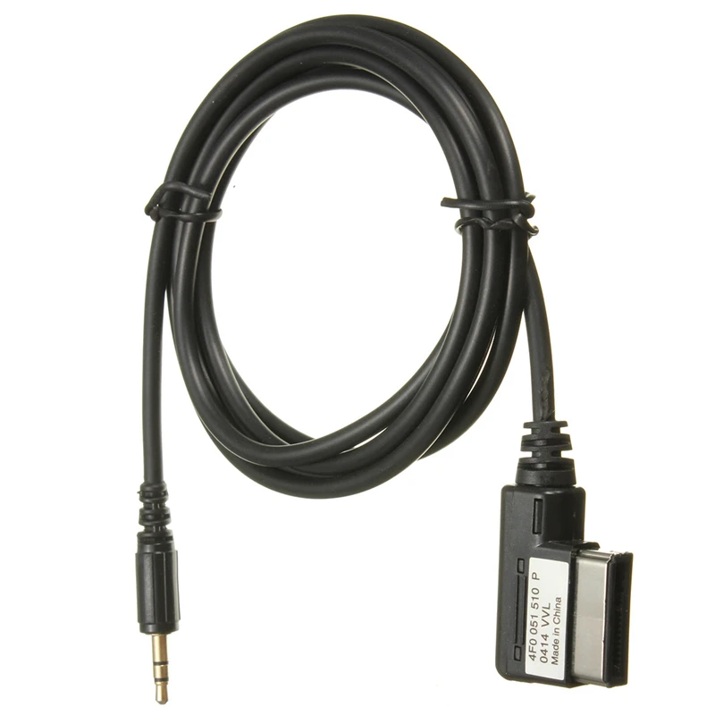 Автомобильный музыкальный интерфейс 1,5 м ami MMI до 3,5 мм вход для источника аудио-сигнала MP3 адаптер кабель для VW Jetta Goft Mk5 для AUDI A3