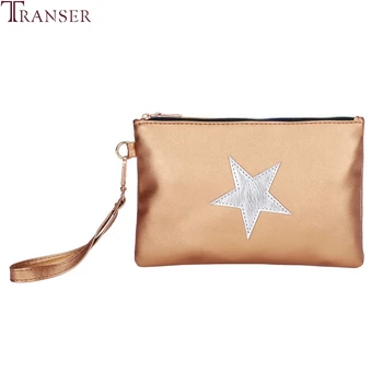

Transer Fashion Women Wallet Purse Handbag Womens Leather Clutch Bag Coin Purse Female Star Pattern Card Holder Makeup Pouch #35