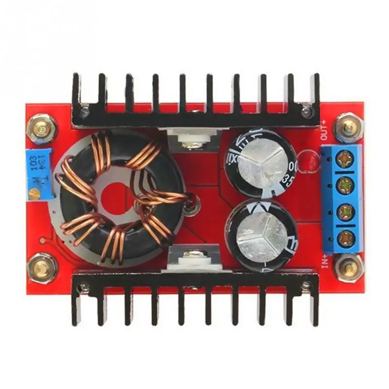 

Up Power Supply Module 150W 6A 10-32V To 12-35V Adjustable Up Power Supply Module Boost Converter
