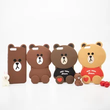 

3D Cute Cartoon Love Bear Phone Case for Xiaomi Mi Note 3 Soft Silicone Rubber Shockproof Cover Coque Funda for Xiaomi Mi Note 3