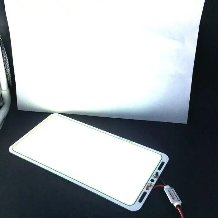 Новый 1 шт. 12 в 70 Вт 7000лм светодиодный световая лампа COB сбалансированный 220x113 мм белый/теплый бытовой свет DA