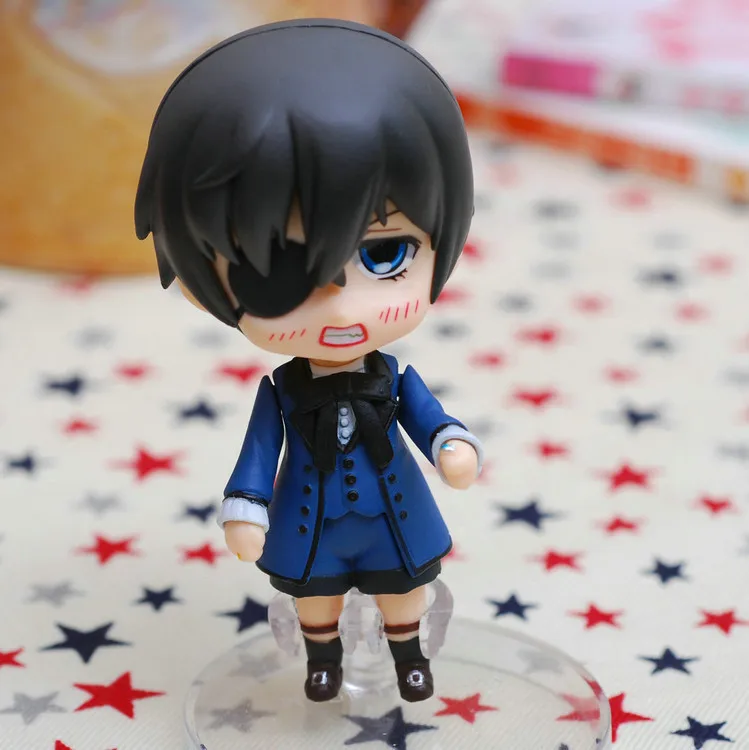 2 до сих пор Nendoroid Черный Дворецкий Себастьян Михаэлис Ciel ПВХ модель игрушки