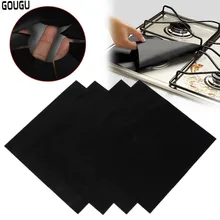 3 шт./лот многоразовые газовой плите горелки протектор Лайнер чехол для Тематические товары про рептилий и земноводных Кухня Инструменты бежевый серебристого и черного цветов Цвет