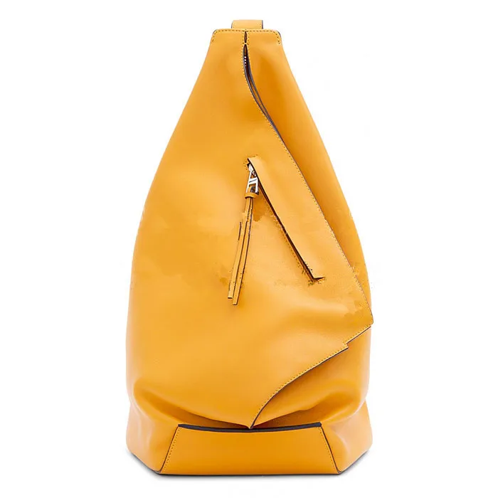 

[B-034] DIY handmade leather art ANTON style backpack travel bag pattern sample layout DIY Leather Bag Paper Drawing