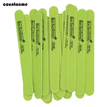 10pcs Green Wood Nail File Buffer Polishing Block Sanding Files Wooden Sandpaper 100 150Grit Nail Art