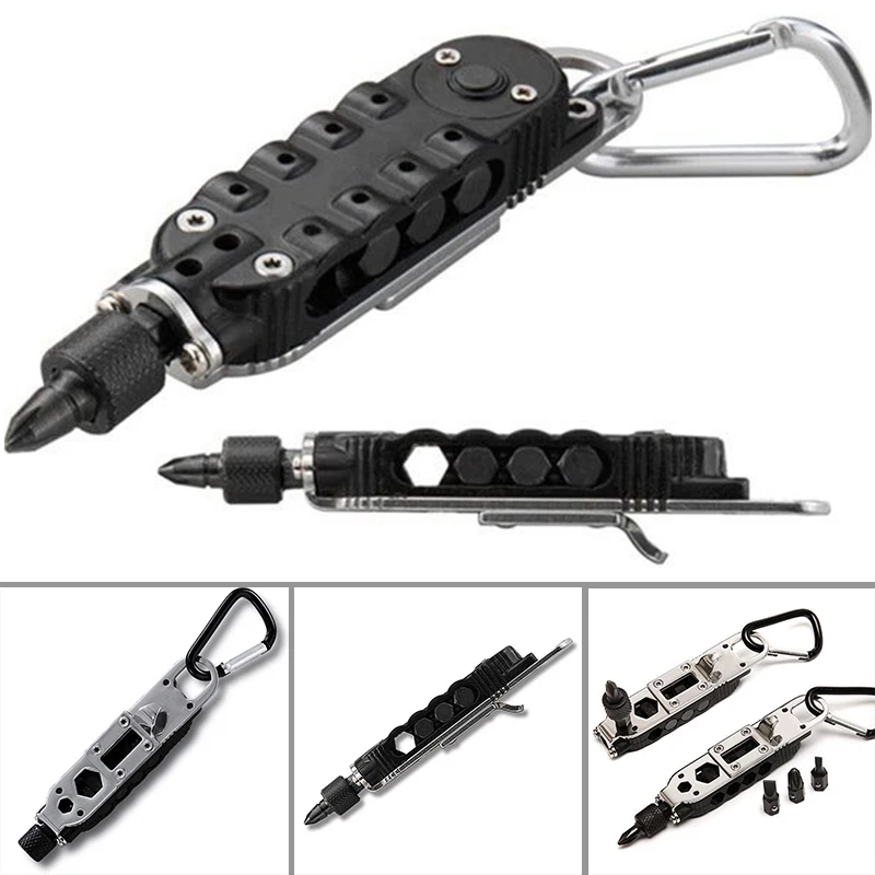 Details about   LED Light Multifunction Small Screwdriver Sets Mini EDC Tools Pocket Keychain Sc 
