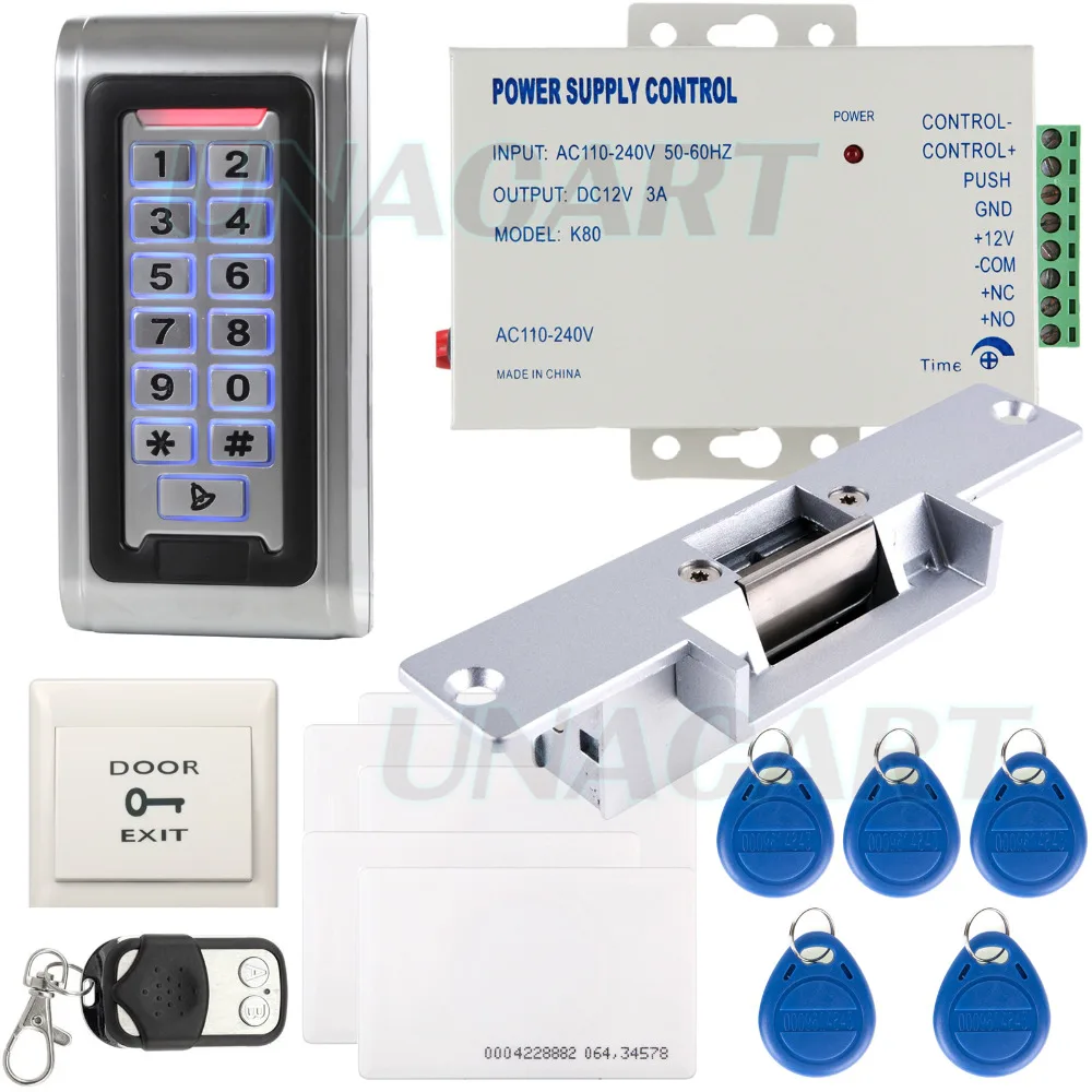 

Full Complete Waterproof  Metal Case Stand-alone Access Control Keypad & Wiegand 26 I/O