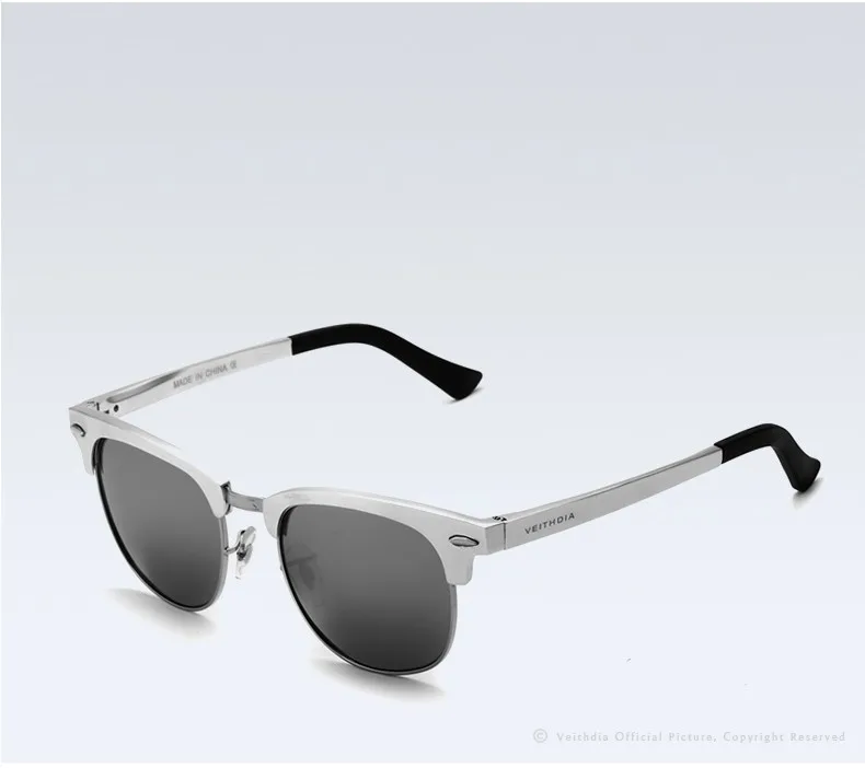 Унисекс, ретро стиль, сплав магния и алюминия, солнцезащитные очки с поляризованными линзами, винтажные солнцезащитные очки, 6690
