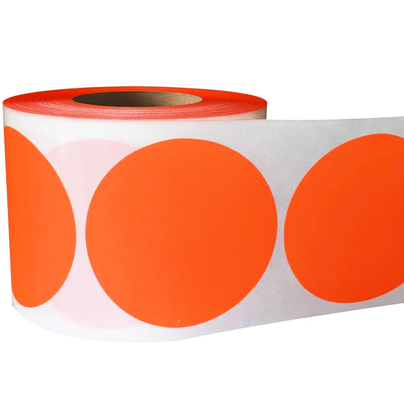

Wootile Smart Sticker 2 Inch Round Blank Fluorescent Red Shooting Target Pasters | 500 Adhesive Target Dots
